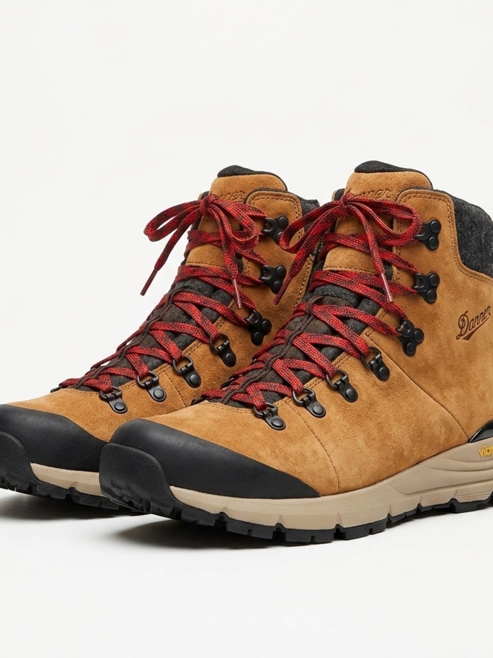 Danner Arctic 600 Side Zip Winter Boots 9.5 Brown Red Waterproof
